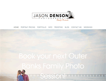 Tablet Screenshot of outerbanksfamilyphotography.com